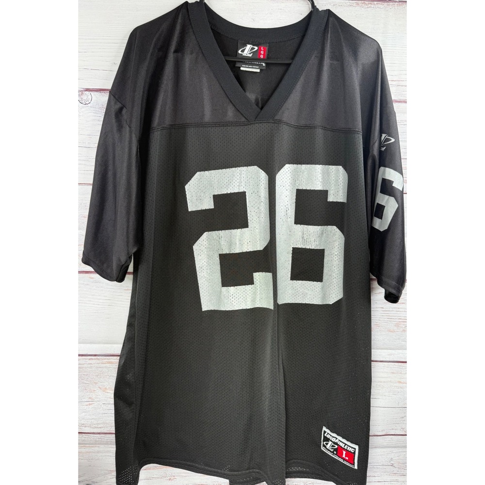 Vintage Oakland Raiders Football Jersey Mens Large Black NFL Logo Athletic 90s